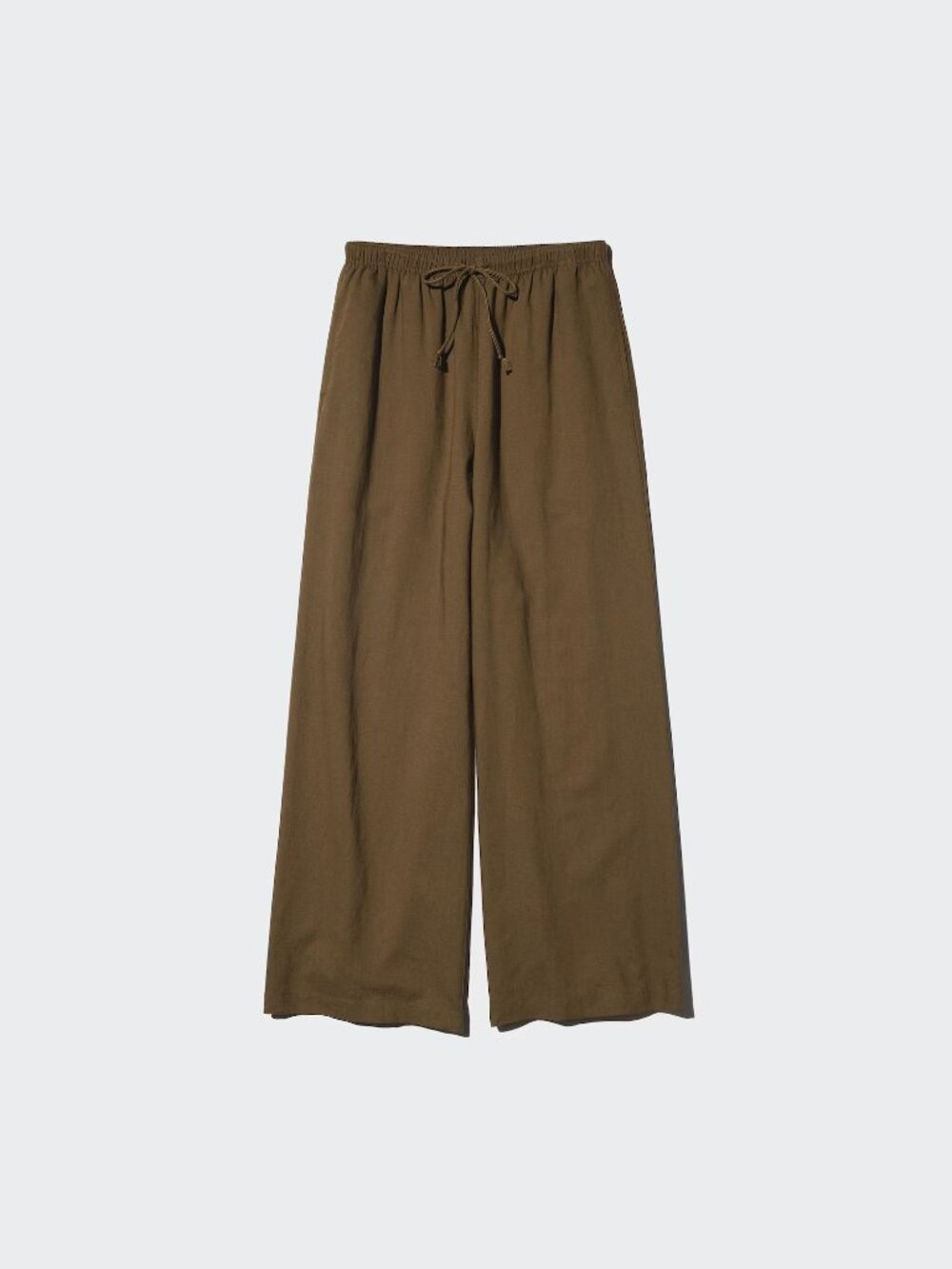 Uniqlo Linen Blend Easy Pants in Brown | Size: M